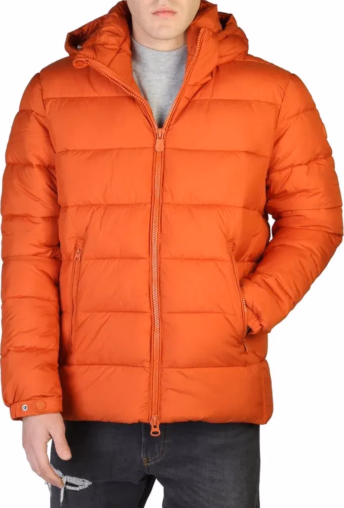 Save The Duck Orange Nylon Bomber