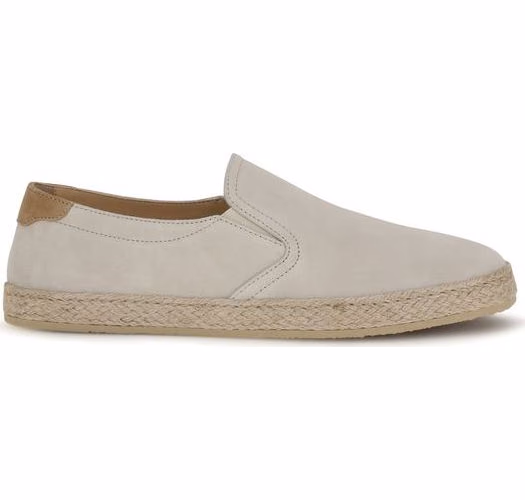 Brunello Cucinelli Gray Calf Leather Bos Taurus Low Top Sneakers