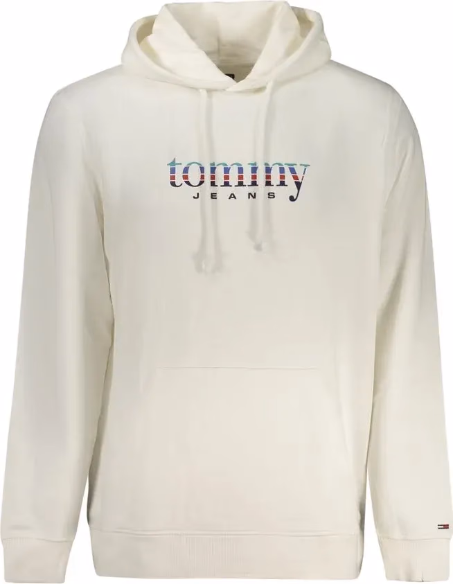 Tommy Hilfiger White Cotton Men's Hoodie