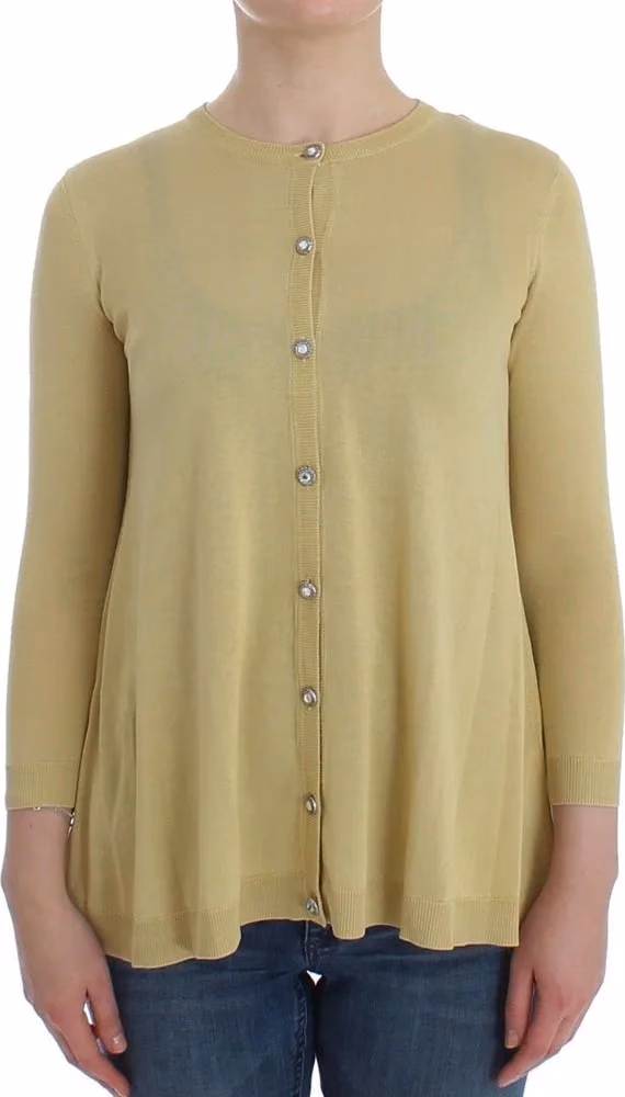 Dolce & Gabbana Bicolor Silk Cardigan